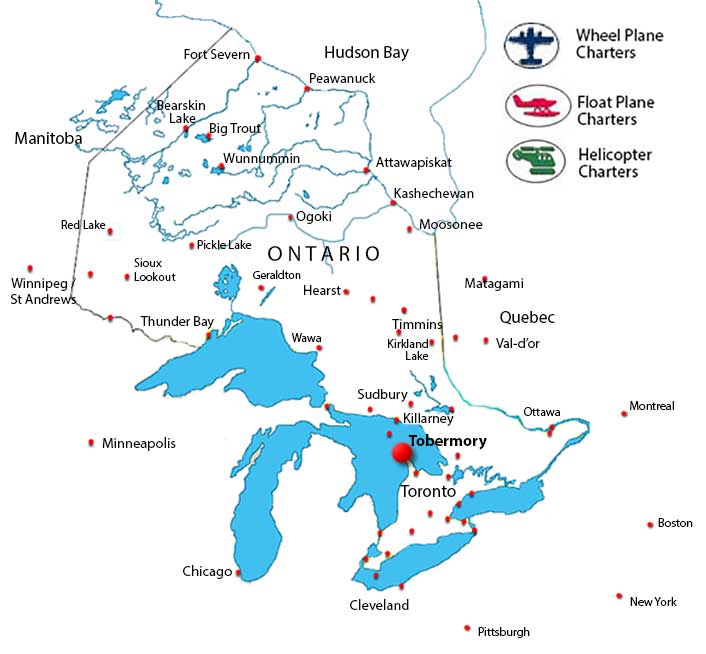 Tobermory Charter Flights
